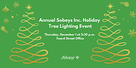 Annual Sobeys Inc. Tree Lighting Event