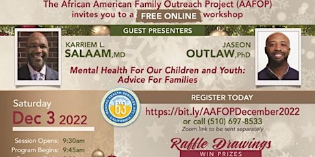 Mental Health for Our Youth - FREE Workshop for African American Caregivers