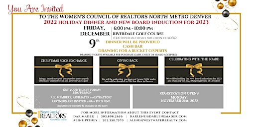 WOMEN'S COUNCIL NMD 2022 HOLIDAY DINNER / NEW BOARD INDUCTION FOR 2023