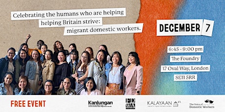Celebrating Britain’s migrant domestic workers primary image