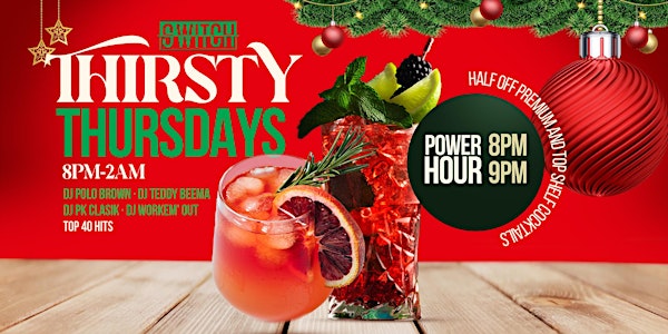 Thirsty Thursdays at Switch