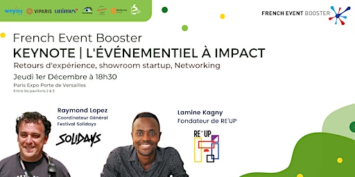 Keynote | L'événementiel à impact  - French Event Booster