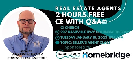 Real Estate Agents - 2 Hours Free CE 2 of 2 Same Day