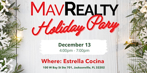 MavRealty Holiday Party  Jacksonville