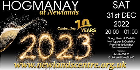 Hogmanay @ Newlands 2022 primary image