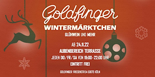 Goldfinger - Wintertraum Terrasse - Glühwein und mehr