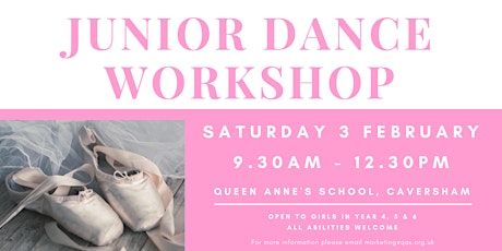 Queen Anne's School Junior Dance Workshop primary image