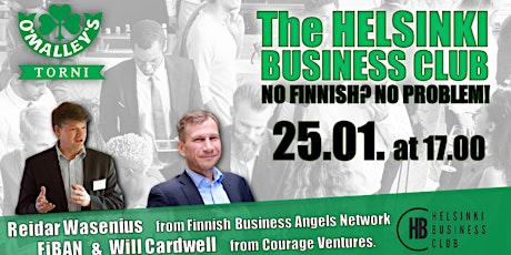 FiBAN & Courage Ventures talks at Helsinki Business Club primary image