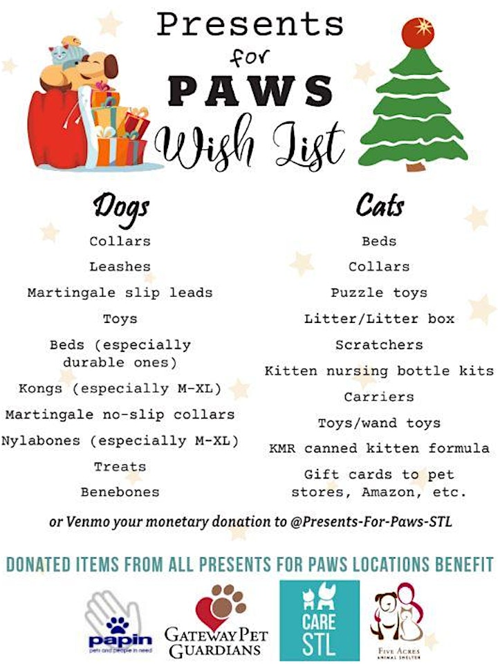 Annual Photos With Santa Paws + Presents for Paws Tree Donation Drive! image