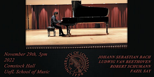Piano Recital: Andrey Guerrero - Free admission! (punctuality is required)