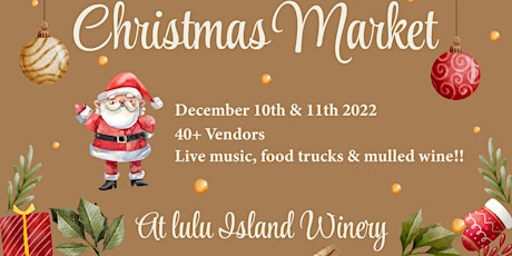 Christmas Market at Lulu Island Winery!