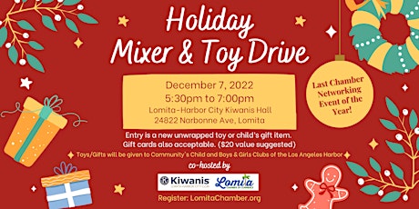 December Holiday Mixer & Toy Drive