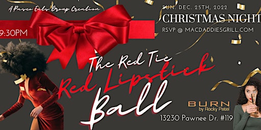 The Red Tie | Red Lipstick Ball 22'