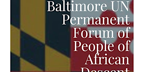 Baltimore Roundtable for UN Permanent Forum of People of African Descent