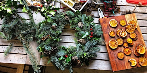 Christmas Wreath Making at The Bearded Goat