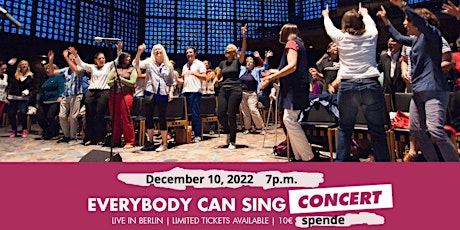 "Everybody Can Sing"  ist der Chor, der für jeden einen Platz hat.