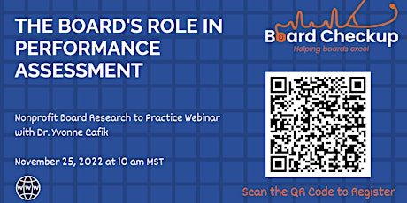 Board Research to Practice Webinar: Performance Assessment