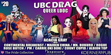 UBC Drag: Queer LDOC - December 7th
