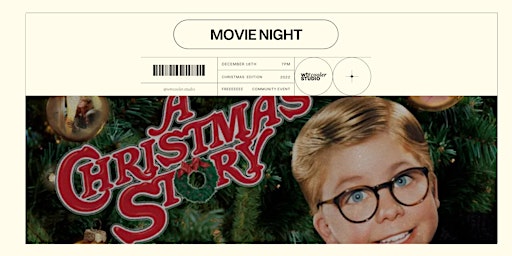 Christmas Movie Night @ WTR COOLER Studio