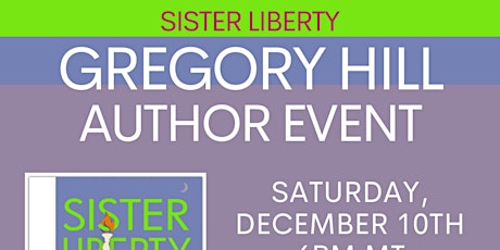 Gregory Hill Author Event