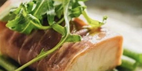 FREE Virtual Cooking Class: Prosciutto Wrapped Fish with Garlic Sauce