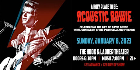 A Holy Place To Be:Acoustic Bowie w John Eller, Chris Perricelli  & Friends