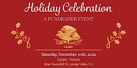 CCAEJ Holiday Celebration Fundraiser 2022