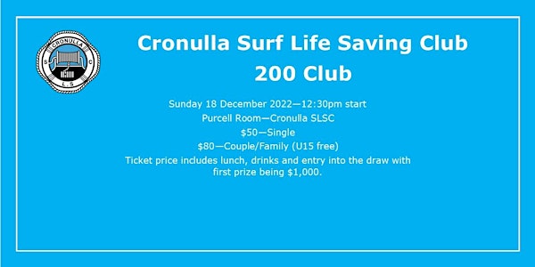 Cronulla SLSC 200 Club