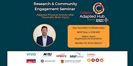 Research & Community Engagement: Dr. Enrico Quilico