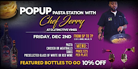 Popup Pasta Station with Chef Jerry