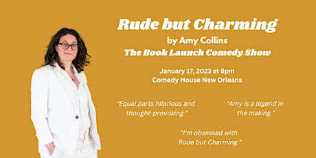Rude but Charming (the book launch comedy show)
