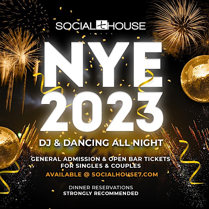 NYE 2023 at SOCIAL HOUSE - Downtown Pittsburgh New Years Eve Party image