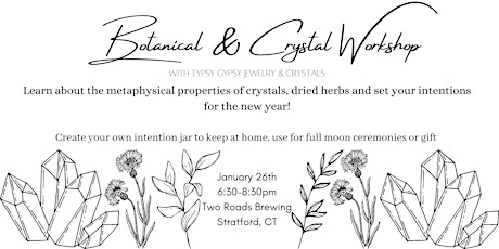 Botanical Crystal Intention Workshop