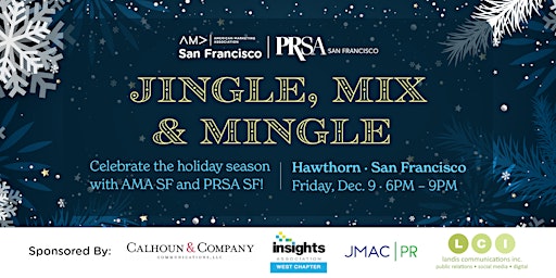 Jingle Mix & Mingle with AMA-SF & PRSA-SF