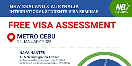 Free Visa Assessment for New Zealand (Cebu City)