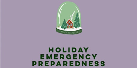 Holiday Emergency Preparedness