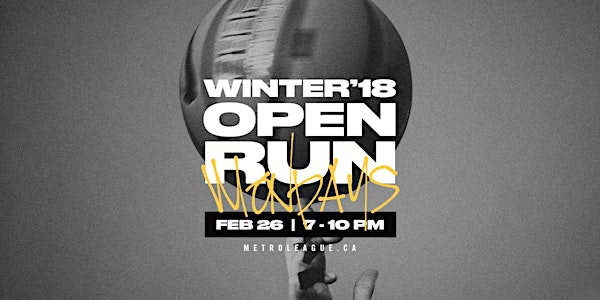Vancouver Metro League Winter '18 Open Run - Feb 26