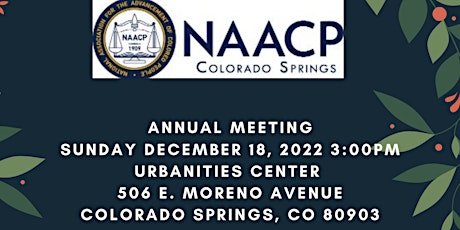 NAACP - Colorado Springs Branch Annual Meeting