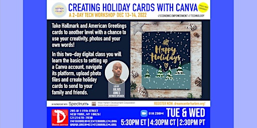 SENIOR CONNECT: CREATING HOLIDAY CARDS WITH CANVA