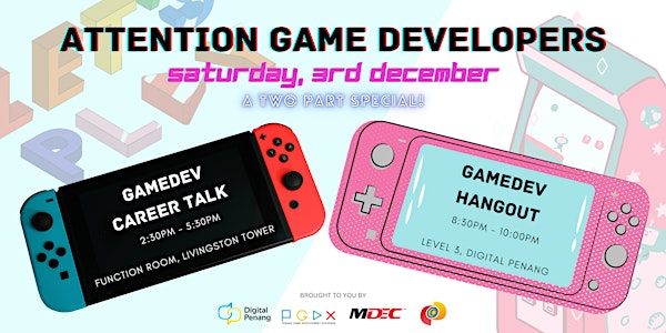 PGDX Gamedev Hangout: A Two-Part Special