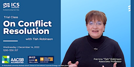 Trial Class |  On Conflict Resolution with Tish Robinson