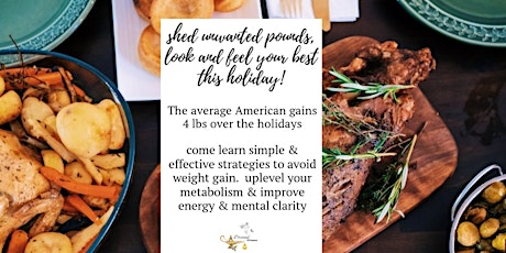 Shed unwanted pounds, look and feel your best this holiday!
