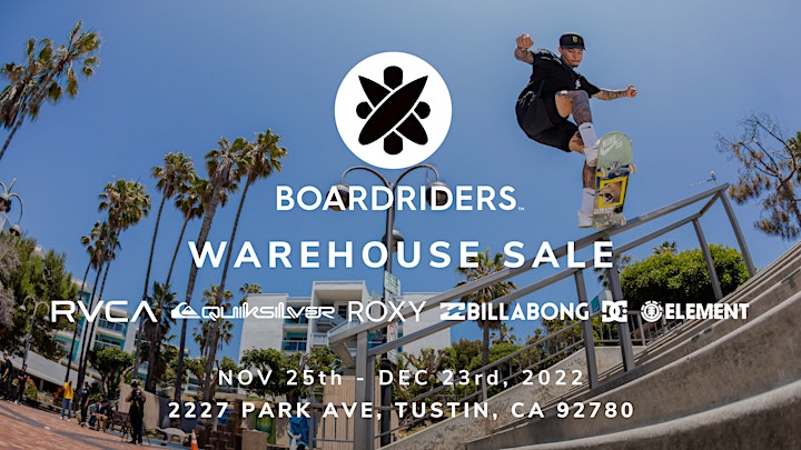 Boardriders Warehouse Sale - Tustin, CA image