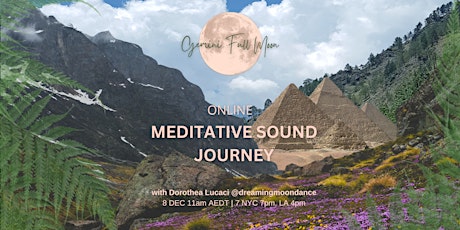 ONLINE: Gemini Full Moon Meditative Sound Journey