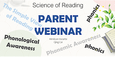 Parent Webinar: Science of Reading - How do I help my child with phonics?
