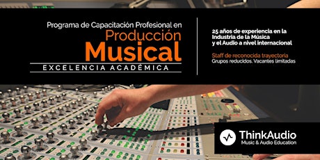 Imagen principal de Charla informativa sobre Producción Musical en ThinkAudio 2018