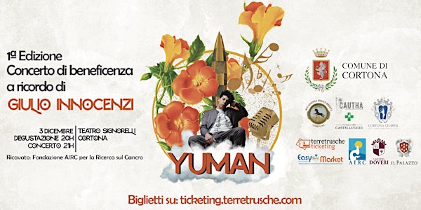 Concerto Yuman, evento di Beneficenza a Ricordo di Giulio Innocenzi