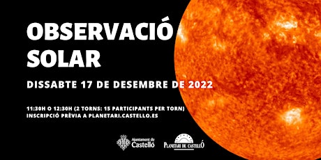 Observació Solar Planetari - Torn 11:30