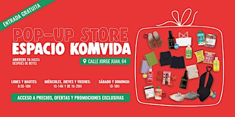 Imagen principal de ¡Pop-Up store Espacio Komvida!