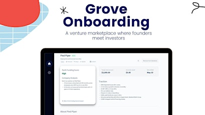 Raising startup funding on Pariti’s Grove - An onboarding